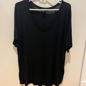 Atmosphere Classic Black V-Neck Top used